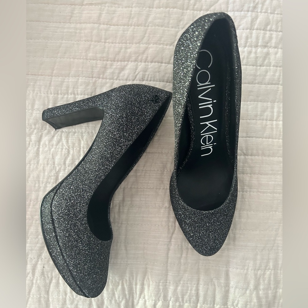 Calvin Klein Black Heels with Classic Elegance